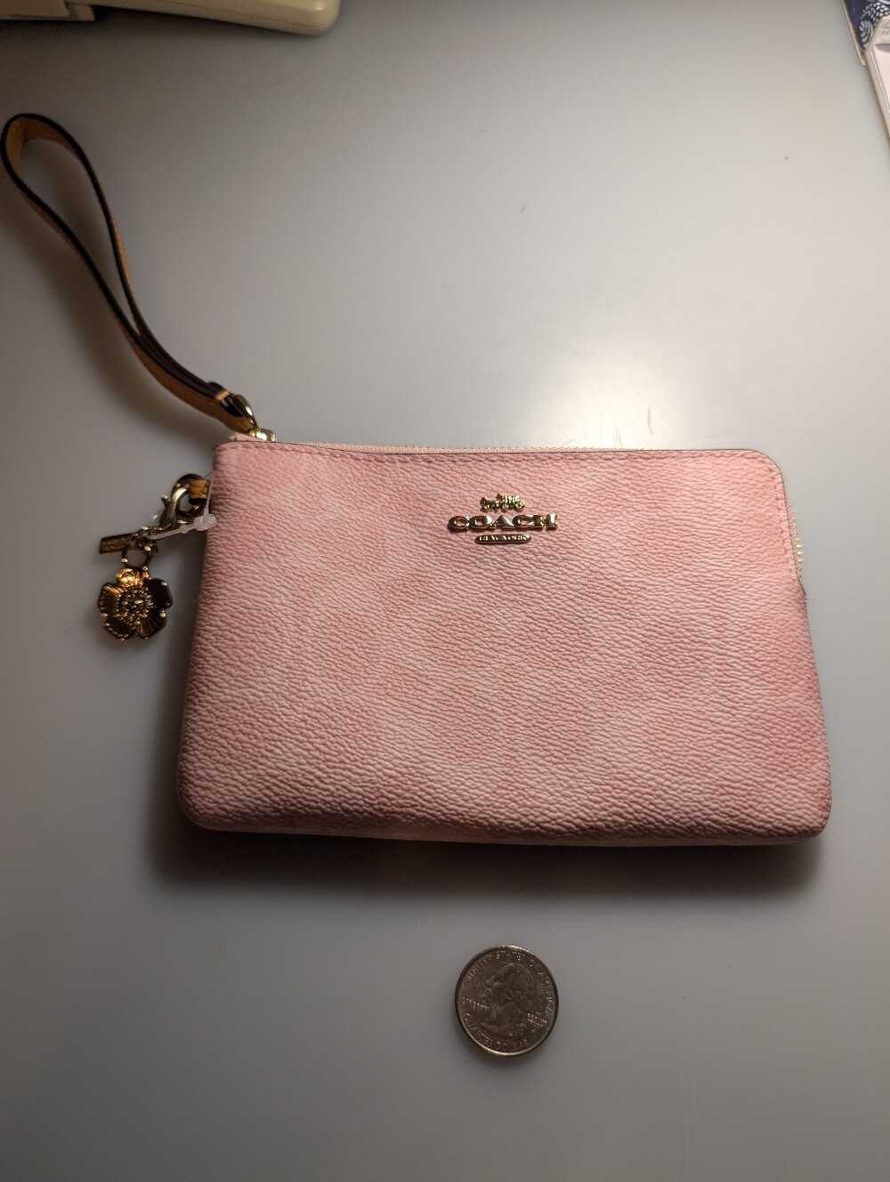 Women's Zip Pouch - Blush Pink